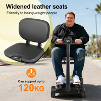 Perfcare Trottinette Electrique 4 Roues Pliable Mobilité Scooter Électrique Léger En Aluminium Portable pour Seniors Handicapés