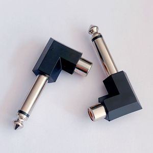 อะแดปเตอร์เสียงหลักแบบ RCA ช่องเดียว 90 องศา 6.35 มม. ข้อต่อ 6.5 นิ้ว ช่องเสียบ AV Lotus - Product Image 4