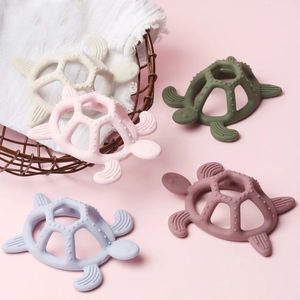 <span class=keywords><strong>Mordedor</strong></span> de silicona de <span class=keywords><strong>tortuga</strong></span> divertida sin BPA al por mayor, <span class=keywords><strong>mordedor</strong></span> de bebé con anillo, juguete de dentición calmante, <span class=keywords><strong>mordedor</strong></span> de bebé de silicona de textura suave - Product Image 6