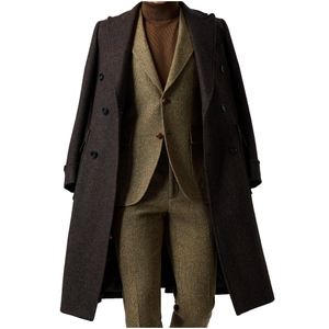 <span class=keywords><strong>Manteau</strong></span> en <span class=keywords><strong>laine</strong></span> pour hommes personnalisé pour le bureau <span class=keywords><strong>Manteau</strong></span> en <span class=keywords><strong>laine</strong></span> mélangée léger à prix réduit - Product Image 5