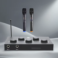 Mezclador de Karaoke para TV en Promoción, Micrófono Inalámbrico de 16 Canales con Cancelación de Ruido, Sonido Cristalino, Entretenimiento en el Hogar, Audio para PC
