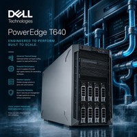Serveur Tour Original pour PowerEdge T640, Intel Xeon, prend en charge 18x3.5" et 32x2.5" disques durs SAS SATA, stockage PCIe 3.0, en stock