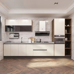 <span class=keywords><strong>Muebles</strong></span> de Cocina Modernos Completos con Encimera de Alta Gama en Color Amarillo Brillante - Product Image 2