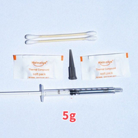 Thermalright liquide métal composé argent roi 137 W/m-k PC pâte de graisse de Silicone thermique pour refroidisseur de processeur Dissipation thermique 1g 3g