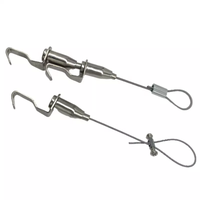 Kit de suspension de câble d'avion de panneau d'anneau d'éclairage réglable de haute qualité