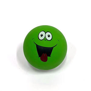 Nueva Venta caliente cara sonriente Rosa Bola de alto rebote alta calidad logotipo personalizado Pinky Ball - Product Image 3