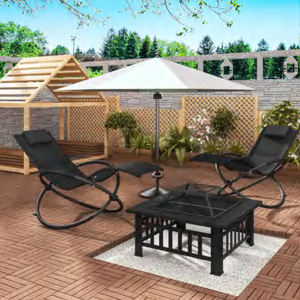 Silla Reclinable Plegable de Gravedad Cero para Interiores, Exteriores, Playa, Jardín y Patio - Product Image 3