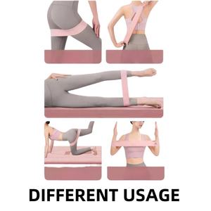 미끄럼 방지 요가 탄성 천연 라텍스 저항 밴드 세트 라텍스 힙 서클 밴드 근력 훈련용 - Product Image 6