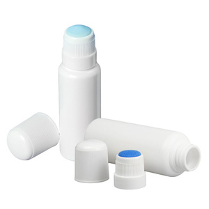 50 мл HDPE пустая губчатая головка аппликатор бутылка пластиковые бутылки для жидкости для косметической медицины