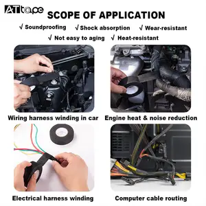 Electronics Automotive Wire Wrap Wire Harness Cloth Tape Automotive Fabric Wrapping Tape Fabric Wiring Harness Tape