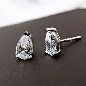 Pendientes de Plata de Ley 925 con Baño de Rodio, Diseño Moderno Dylam, con Circonita Cúbica 5A de Elementos Infinitos - Product Image 5