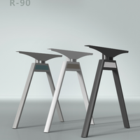 Pieds de table en acier durables et modernes, cadre de table pour poste de travail de bureau, bureau de formation
