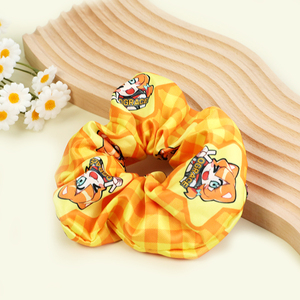 VOGRACE Custom Logo Satin Hair Ties <strong>Scrunchies</strong> Personalized Logo Pattern Elastic Hair <strong>Bands</strong> <strong>Scrunchy</strong> Printed Custom Hair Ties - Product Image 4