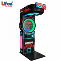 Machine de boxe LED LIFUN à monnayeur pour test de force, idéale pour bars et événements professionnels