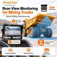 Système de sécurité AlwayCare pour camions miniers avec IA, surveillance de la fatigue du conducteur, GPS 4G, stockage double carte SD 1080p et caméra arrière