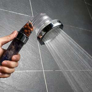 3 funzioni filtro a cristallo pietra acqua flessibile movimento risparmio soffione doccia pressurizzazione doccetta - Product Image 5