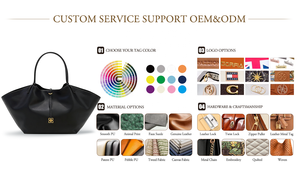 Bolsos <span class=keywords><strong>de</strong></span> Hombro Tipo Hobo <span class=keywords><strong>de</strong></span> Lujo Personalizables, Impermeables, Duraderos, con Cierre <span class=keywords><strong>de</strong></span> Cremallera, Correa Ajustable para Mujer, Logotipo con Transferencia Térmica - Product Image 4