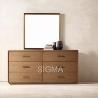 Lit en bois massif, taille king size ou queen size, meubles de chambre à coucher modernes, lit en bois de chêne