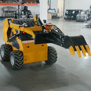 Reliable Mini Compact <b>Wheel</b> Front Skid Steer <b>Small</b> Track High Efficiency EPA CE 5 Engine Professional - Product Image 3