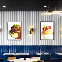 Boîte lumineuse publicitaire A0/A1/A2/A3/A4, cadre d'affiche en aluminium, cadre à clipser ultra fin, éclairage publicitaire en métal, boîte lumineuse LED