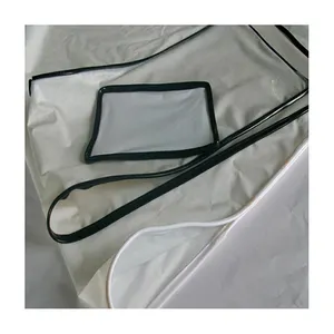 white and black color PVC Harpoon for PVC Stretch ceiling installation