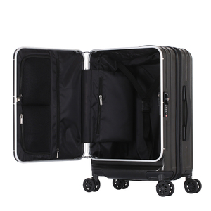 Valise de voyage personnalisé en ABS, 20 pouces, valise à <span class=keywords><strong>main</strong></span>, ABS + PC, avec poche avant - Product Image 3