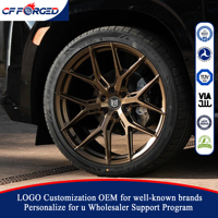 Jantes forgées sur mesure 22 24 pouces 6x139.7 Monobloc Jantes forgées pour Cadillac ESCALADE GMC Yukon Bronze Y Spoke SUV Jantes en alliage
