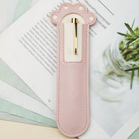 Étui en cuir personnalisé pour stylo, pochette simple pour crayon, étui à crayons, étui à stylos, support pour flacon de parfum en verre – Vente en gros