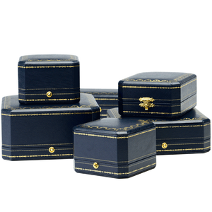 FANXI Wholesale Custom Color Plastic Velvet PU Leather <b>LED</b> <b>Light</b> Ring Box Jewelry Set Packaging <b>Boxes</b> - Product Image 6
