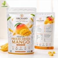 Op maat gedrukte, voedselveilige, hersluitbare ziplock plastic aluminiumfolie stand-up pouch doypack verpakkingen voor gedroogd fruit