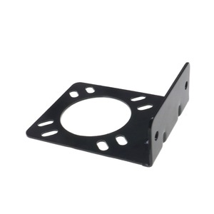 Adaptateur universel de montage sur attelage en acier, tête ronde noire, connecteur à 7 broches pour remorque - Product Image 4