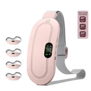 Women Cordless Smart Graphene Heating Belt Warm Palace Period Pain Relief Massager Heating Pads For Menstrual Cramps