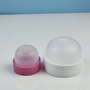 Pot rond en PP givré mignon de 50g, 100g, 150g, 200g, 300g, 500g avec couvercle blanc pour emballage de crème de soin/crème pour le visage/crème capillaire – Pot en plastique - Product Image 2