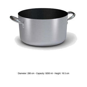 Casserole en aluminium de taille moyenne Ø 28 cm H 16,5 cm, 9,2 L Ballarini - Product Image 3