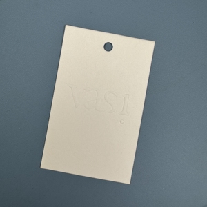 Tốt nhất bán tùy chỉnh giấy dập nổi hangtags sang trọng chuỗi phong cách cho giày dép và túi xách cho quần áo hàng may mặc - Product Image 1