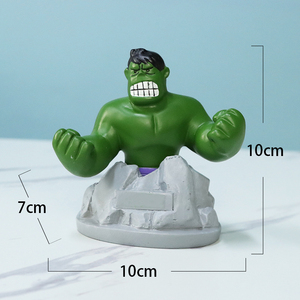 Porte-stylo en résine artisanale, modèle Hulk colérique, super-héros américain, personnalisé en usine, décoration de bureau à domicile - Product Image 2
