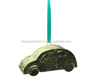 SMALL MINIATURE <b>CAR</b> DESIGN HIGH QUALITY CHRISTMAS HANGING ORNAMENT METALLIC CHRISTMAS <b>TREE</b> DECORATION - Product Image 5