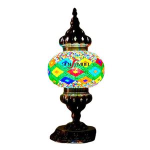 סיטונאי דקורטיבי תורכי אורות שולחן מרוקאיות מסורתיות טורקית פסיפס זכוכית שולחן מנורות - Product Image 4