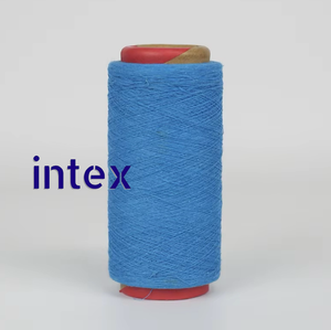 Filato di Cotone dello Sri <span class=keywords><strong>Lanka</strong></span> 20/1 20/2, Filato Misto Cotone Blu per Maglieria, Fabbrica Cinese - Product Image 1