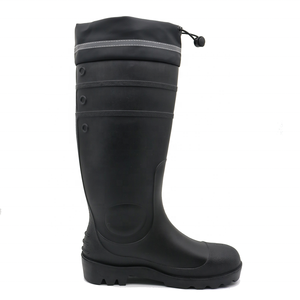 Botas de lluvia de PVC con cuello de PU, resistentes a los álcalis y ácidos, antideslizantes, impermeables, antiestáticas, verificadas por CE - Product Image 2