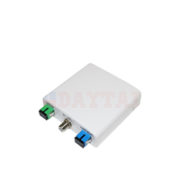 Receptor óptico de mini nodo tipo enchufe pasivo FTTH para TV digital