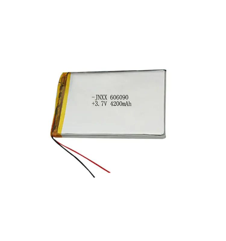 Capacité suffisante 3.7v 4200mah 606090 petite batterie au lithium polymère pour les produits numériques