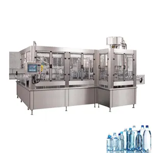 Automatic 3 in 1 Carbonated Beverage Soda Mineral Water Pure Water Juice Tea Soft Drinking Bottling Filling Machine