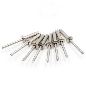 Rivets <span class=keywords><strong>Pop</strong></span> en acier inoxydable 304 à tête ronde aveugle solide avec filetage - Product Image 5