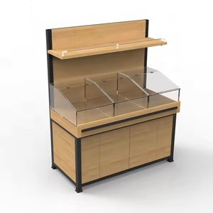 Guanriver Snack hiển thị đứng bằng gỗ số lượng lớn thực phẩm hiển thị đứng hạt Hạt giá kẹo Giá hiển thị đứng siêu thị kệ - Product Image 6