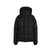 Personnalisé Hiver Nouveau Style Canadien Vente Chaude Col en Duvet d'oie Parkas à Capuche Tendance Chaude En Plein Air Hommes et Femmes Doudounes