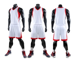 Ensemble de sweatshirts de basket-ball respirants conçus sur mesure logo sérigraphié nouveaux uniformes d'été pour adultes option grande taille 100% - Product Image 1