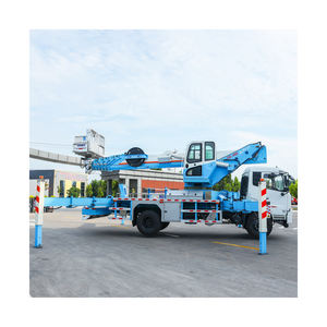 Gran oferta de China, camión de escalera aérea de 46m, <span class=keywords><strong>elevador</strong></span> móvil, plataforma de trabajo alto, jaula aérea hidráulica, camiones de cesta aérea - Product Image 3
