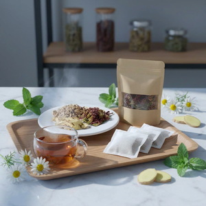 Sachets de tisane de racine de Morinda violette (Abelmoschus) – Stockés dans des conditions fraîches et sèches – Qualité supérieure pour le bien-être – 2g – Marque privée OEM disponible - Product Image 1