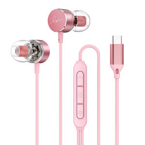 Écouteurs intra-auriculaires filaires de type C en gros avec micro et contrôle du volume pour Samsung - Product Image 1